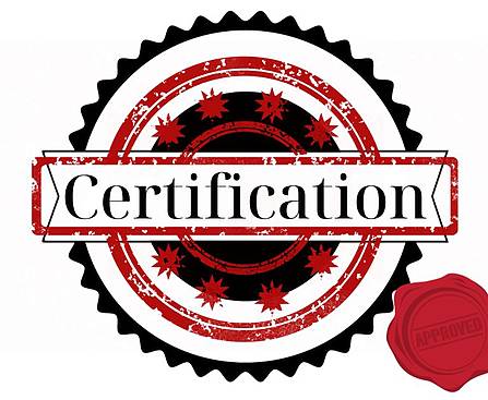 Certification