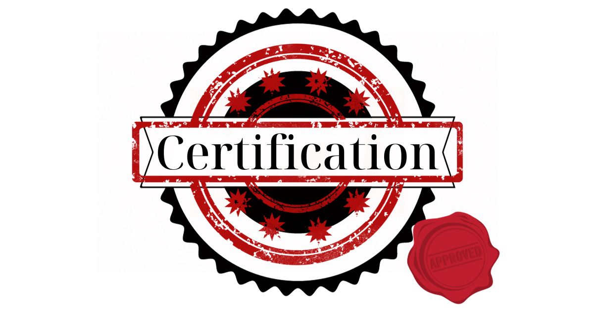 Certification